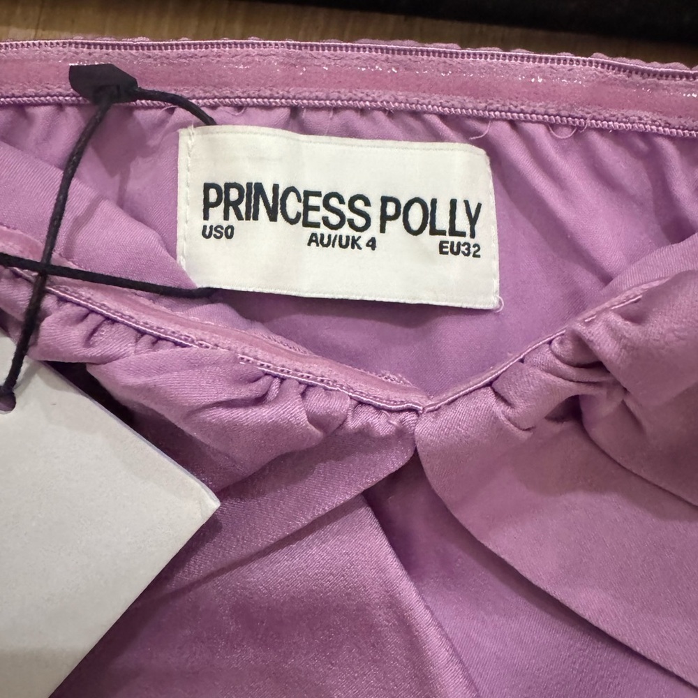 NWT Princess Polly Strapless Purple Mini Dress - Picture 7 of 9
